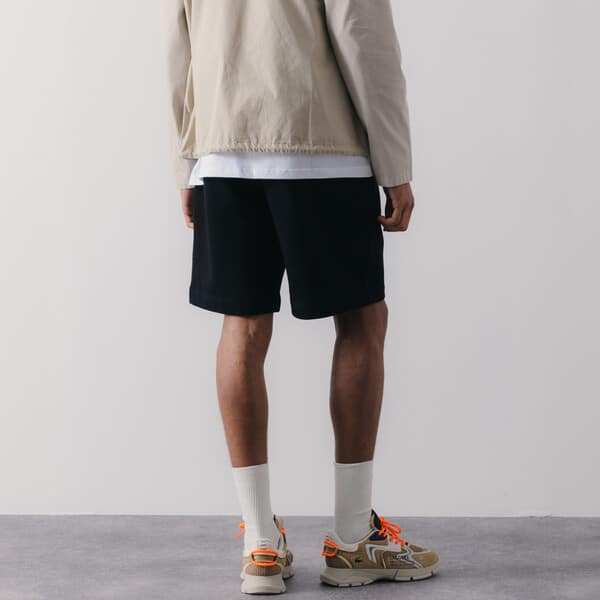 LACOSTE SHORT SMALL LOGO FLEECE