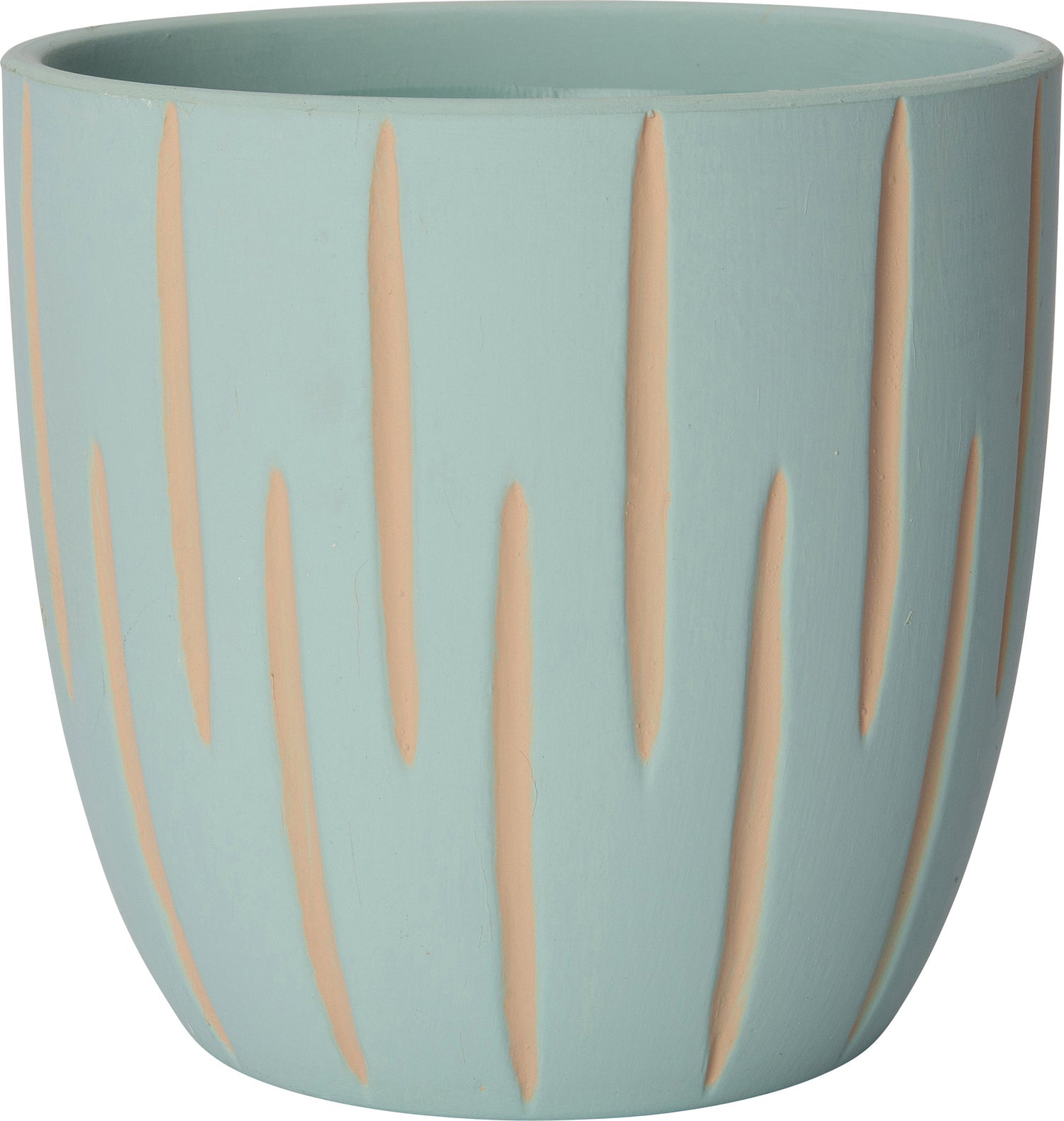 Intratuin bloempot Stanley blauw D 13,5 H 12,5 cm