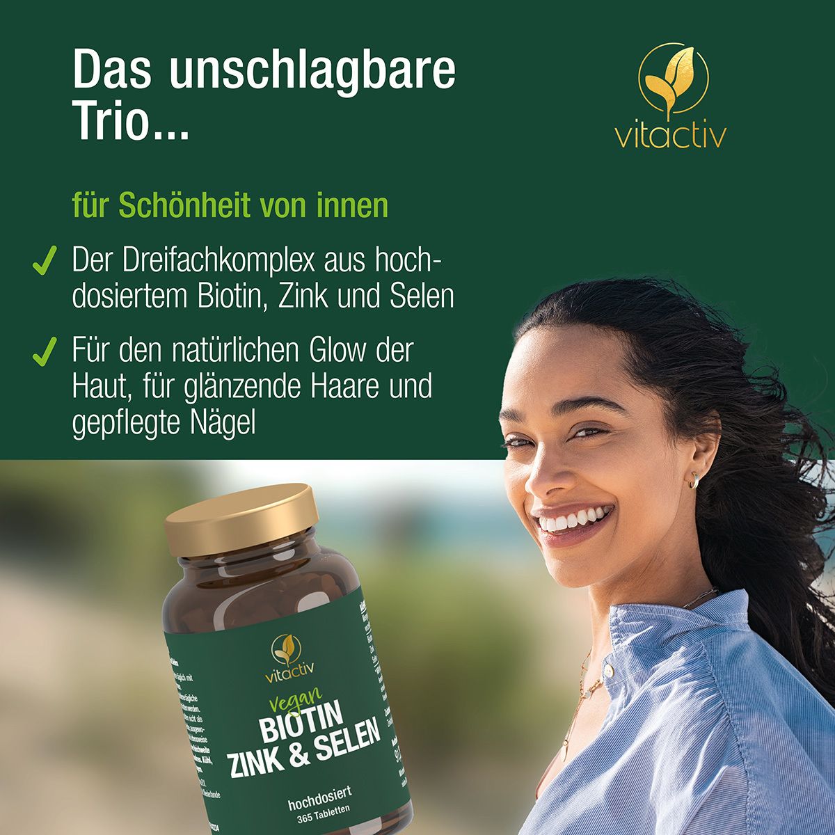 vitactiv Biotin Selen & Zink vegan