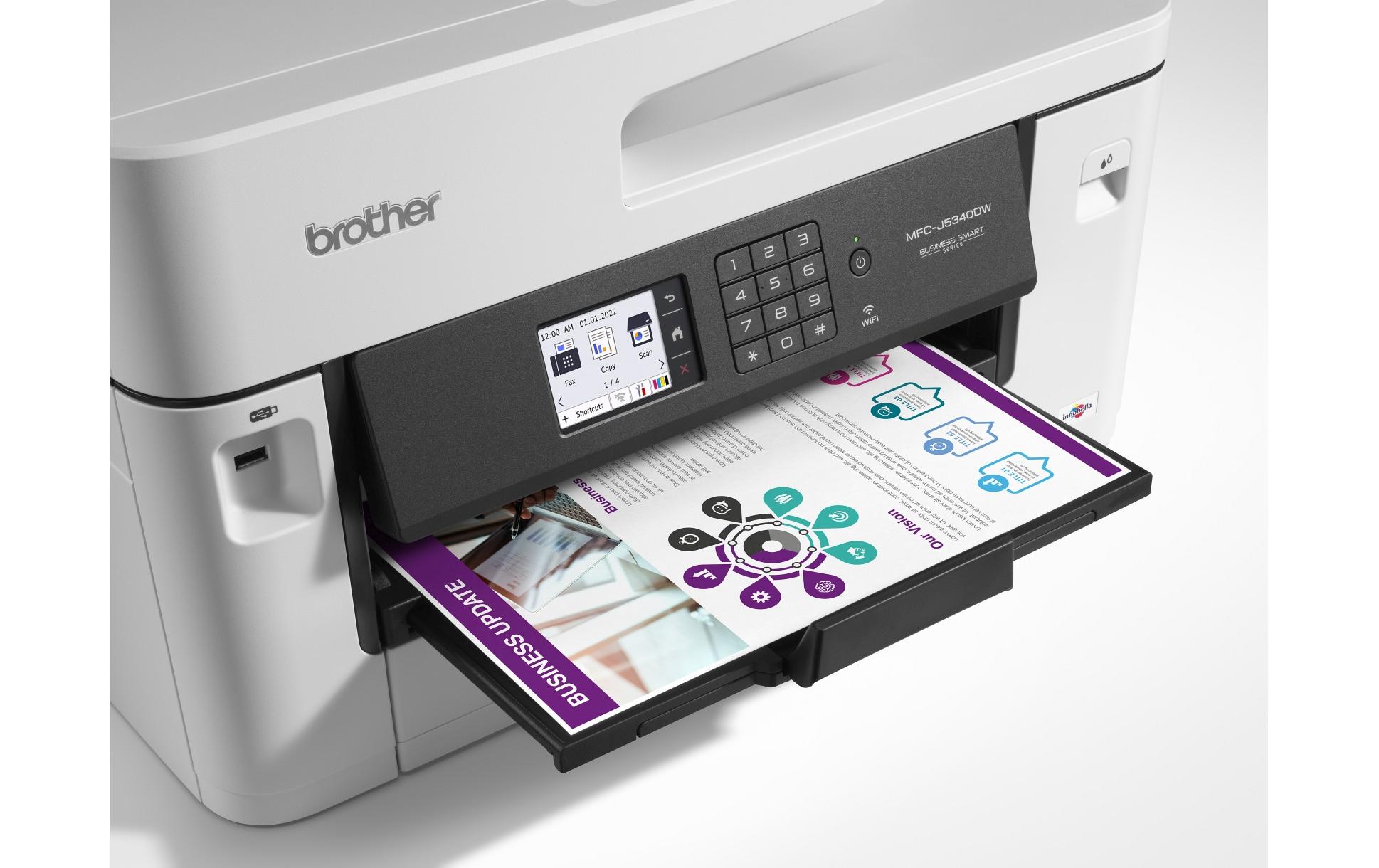Multifunktionsdrucker MFC-J5340DW<br>WLAN-fähiger 4-in-1-Multifunktions-Tintenstrahldrucker