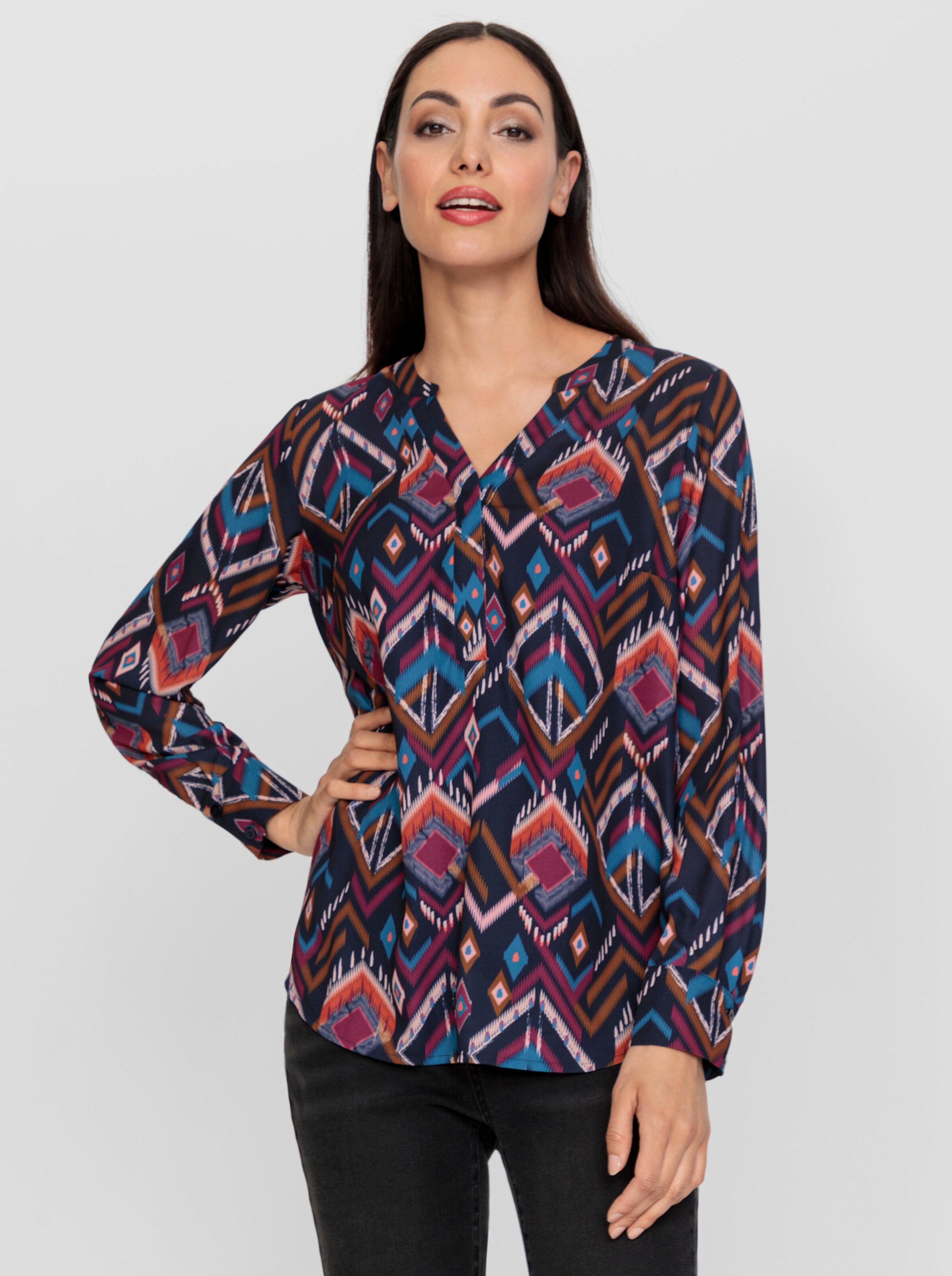 Druckbluse