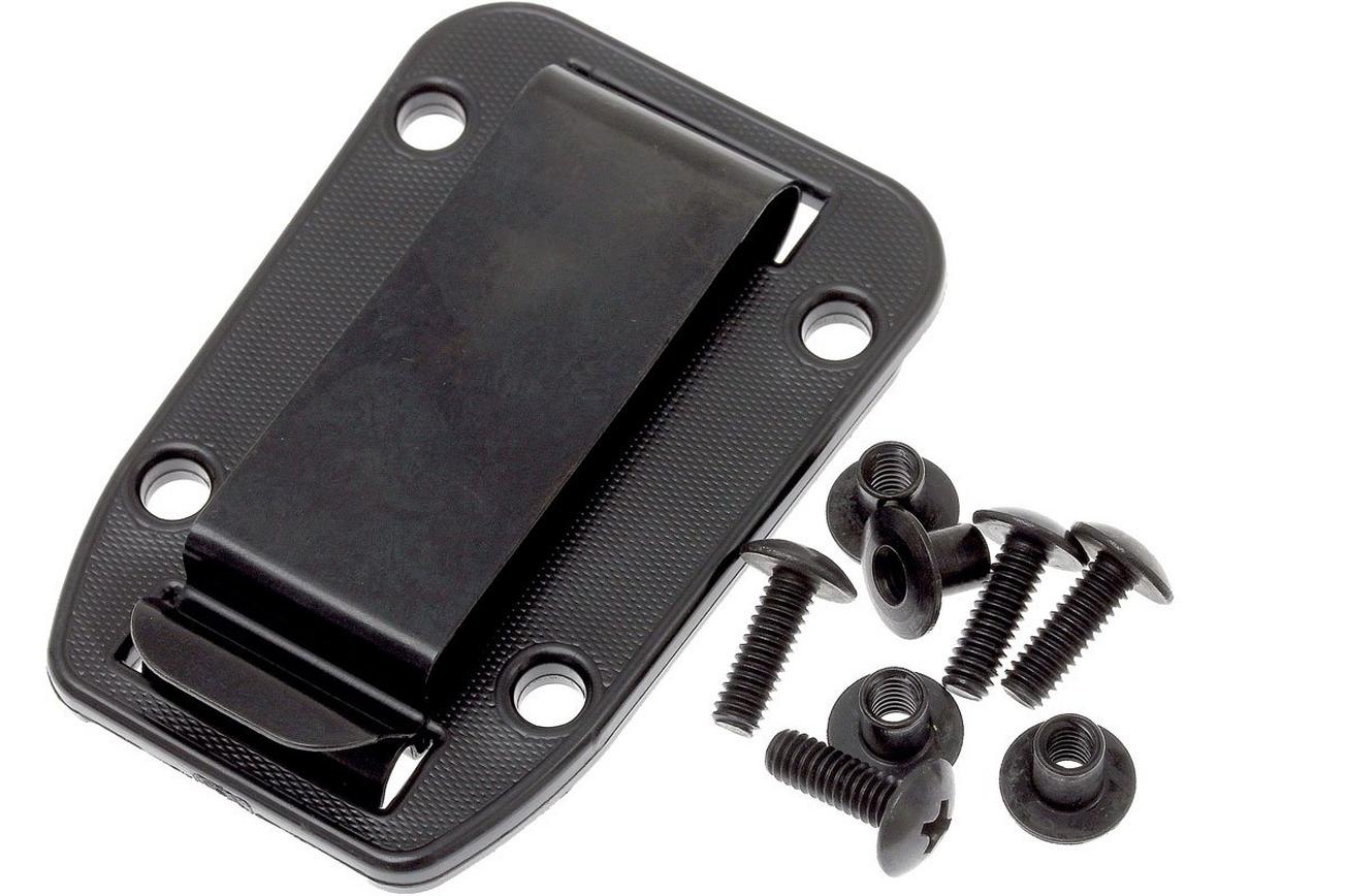 ESEE Izula Black IZULA-B nekmes met zwarte schede   riemclip