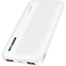 Powerbank, 10.000 mAh, 2x USB-A, 2x USB-C