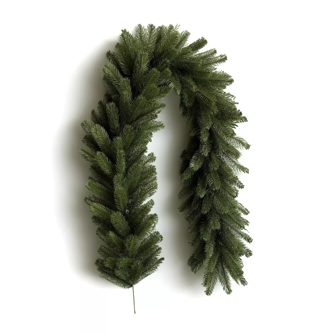 Guirlande de sapin (180 cm - D25) Utah Luxe Vert