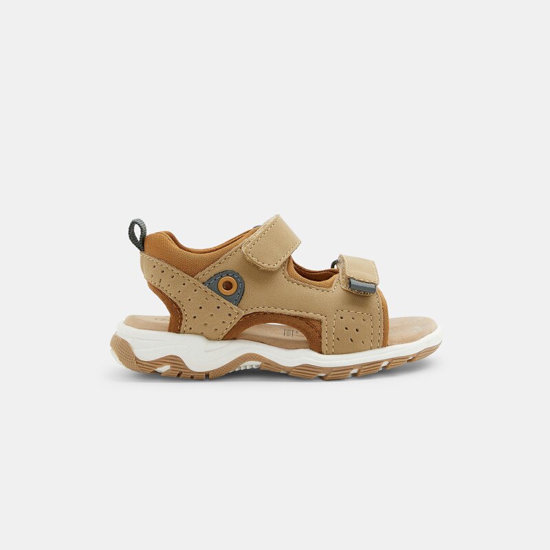 Sandale treck à scratch beige bébé garçon Beige