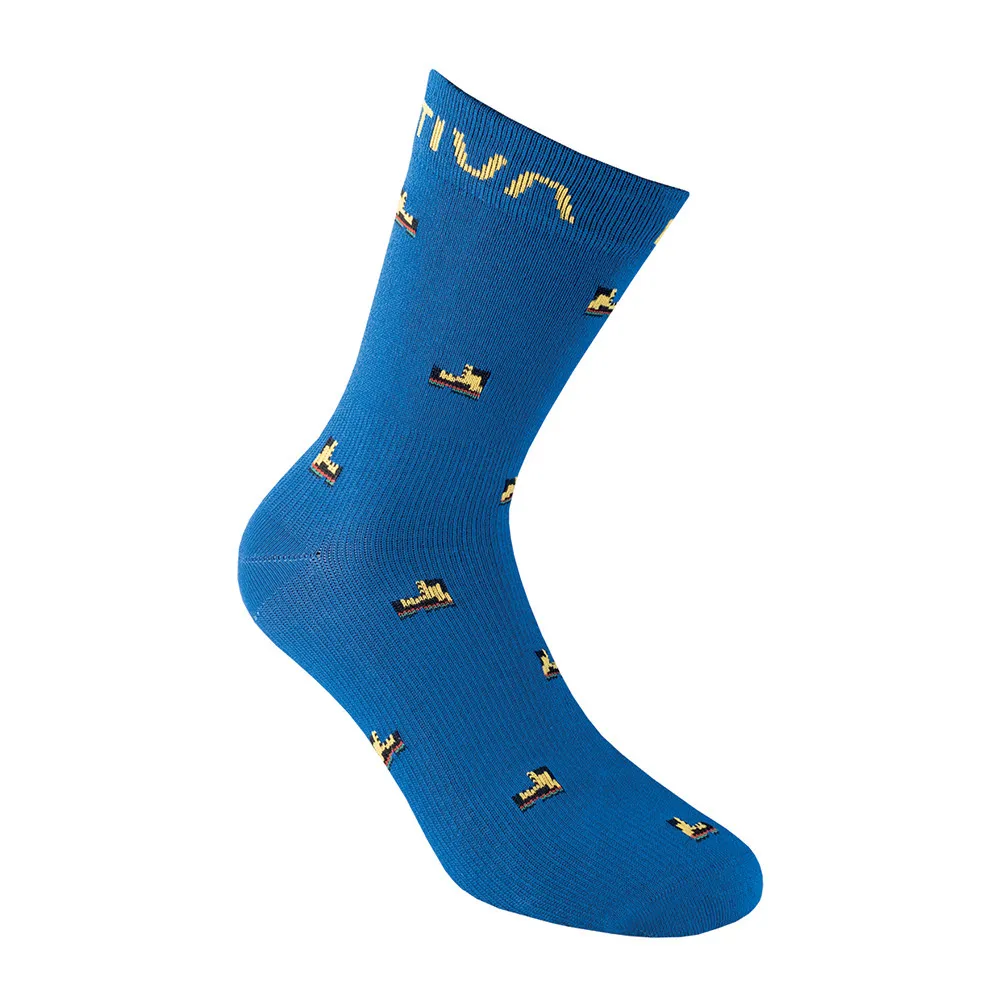 La Sportiva OUTDOOR FUN - Chaussettes electric blue/yellow