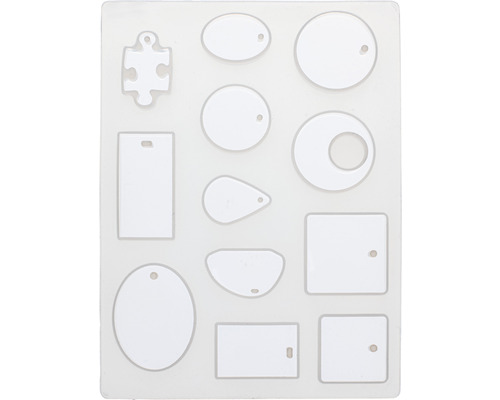 Siliconen mal hangers, 12 stuks, 15,5 x 11,5 cm