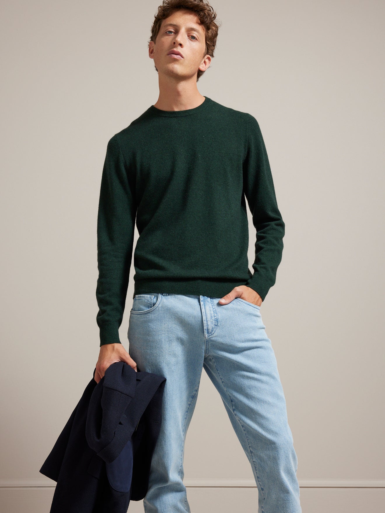 Pull col rond homme - Collection Cachemire