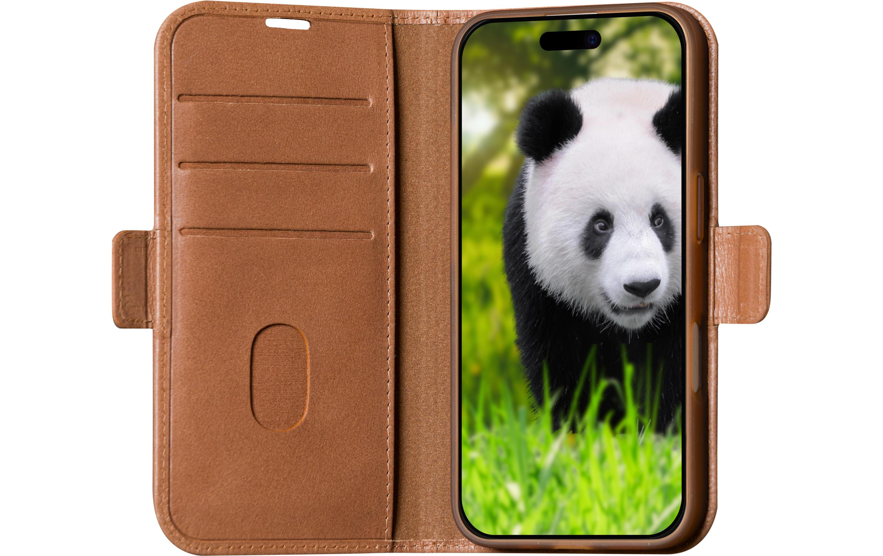Book Cover Copenhagen iPhone 16 Pro BraunSchutzhülle für das Apple iPhone 16 Pro