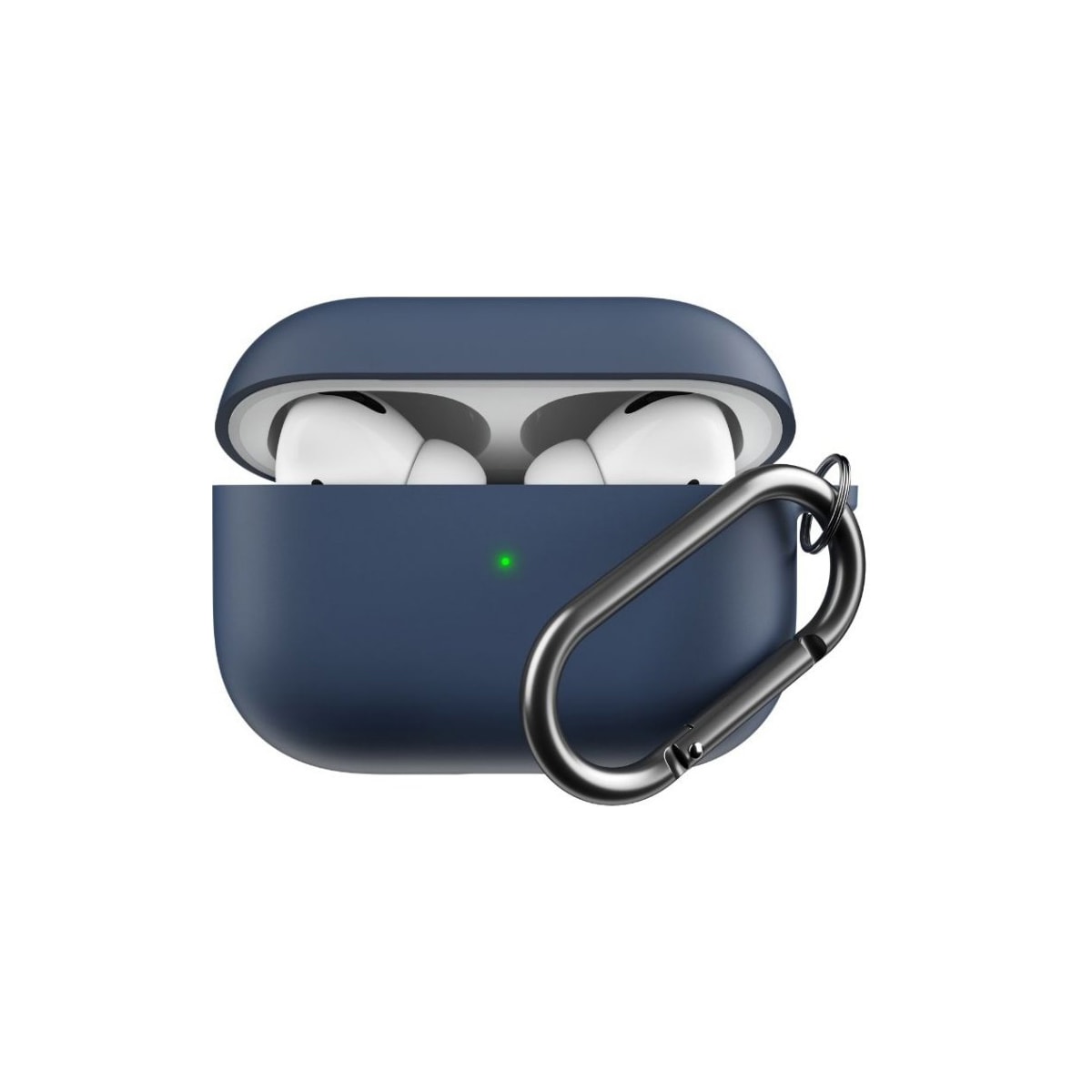 PodSkinz HybridShell AirPods Pro ladeetui m/ nøkkelhank (blå)