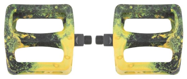 Paire de Pédales Odyssey Twisted Pro PC 9/16 Jaune / Noir