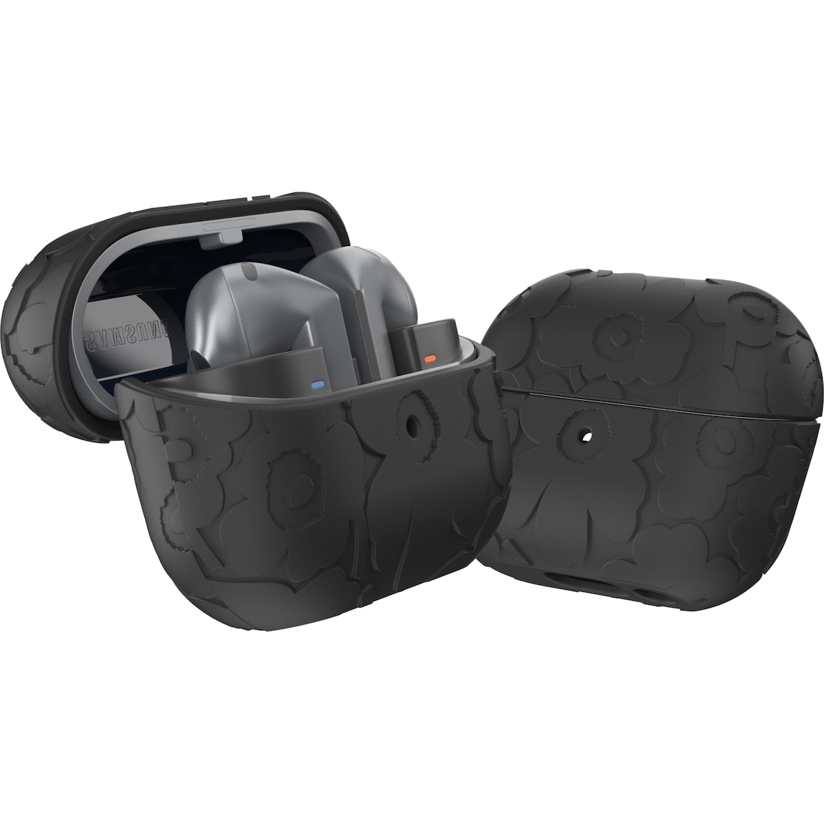 Samsung Galaxy Buds3/Pro Marimekko deksel (sort/sort)