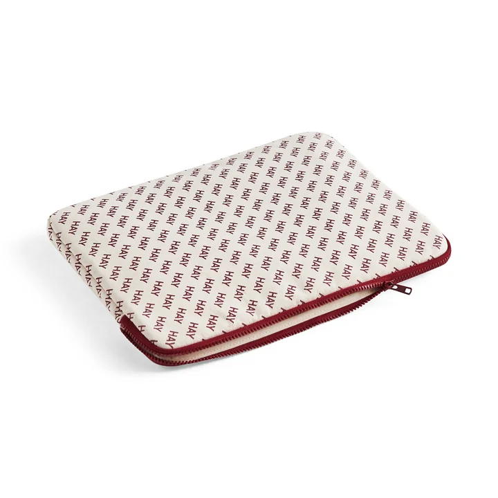 HAY - HAY Logo Laptop Cover, burgundy