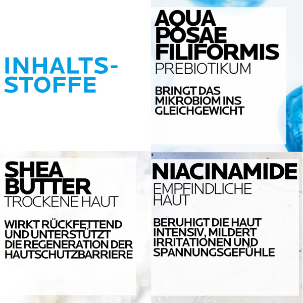 La Roche-Posay Effaclar H Isobiome Waschcreme<br>200 ml, Dispenser, Creme