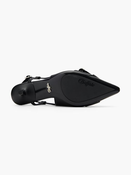 Buffalo Slingpumps Schwarz