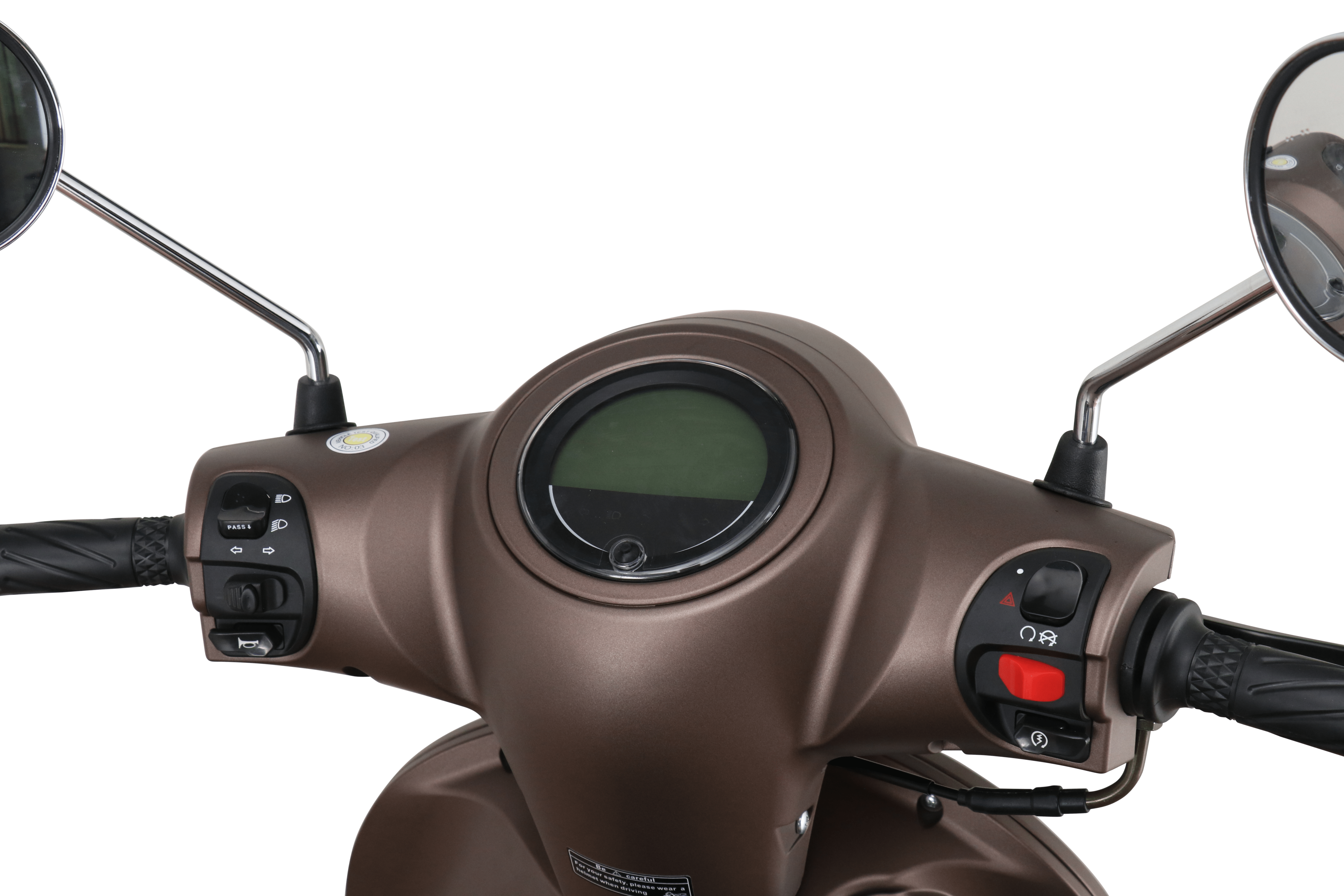 Alpha Motors Motorroller Cappucino 50 ccm 45 kmh EURO 5 mattbraun