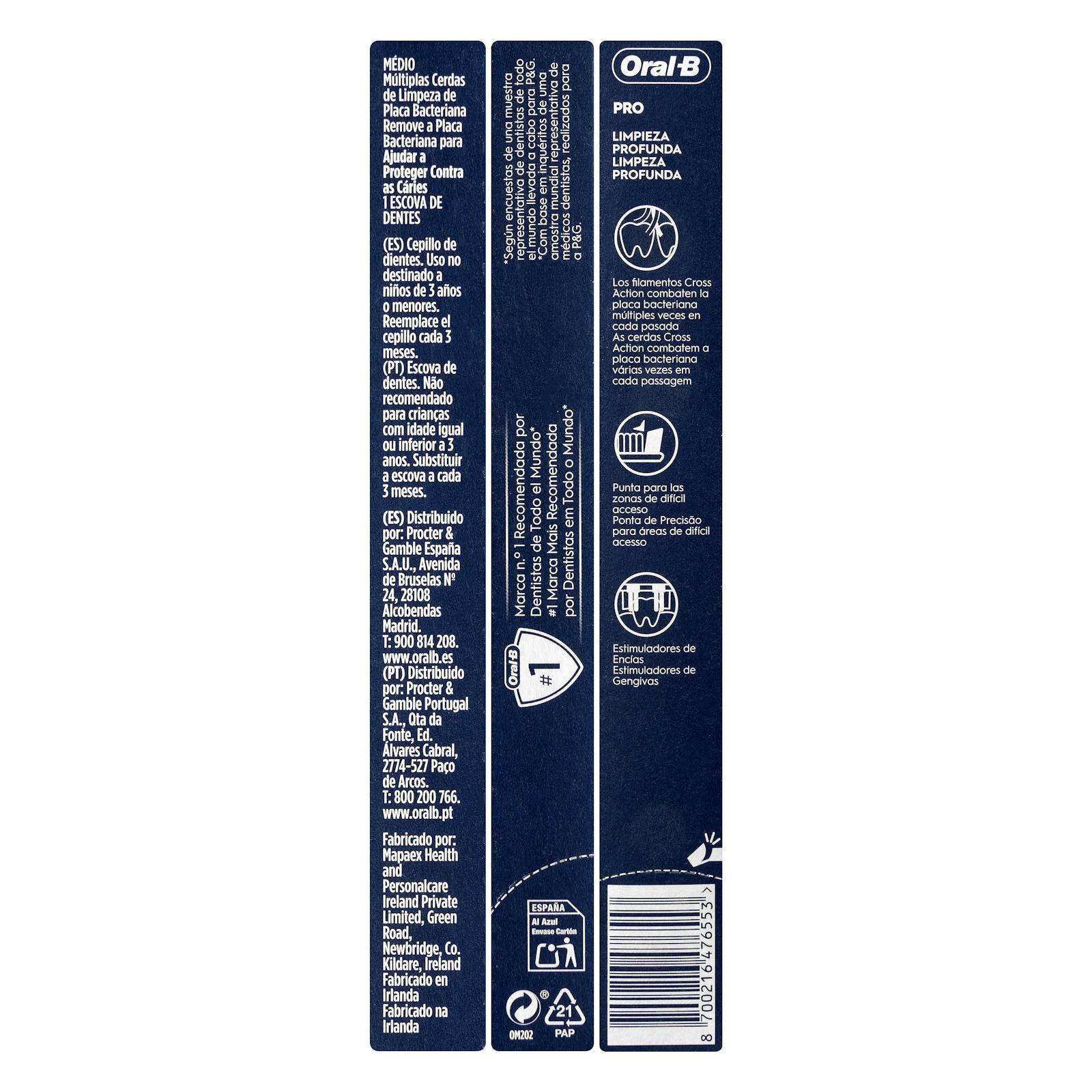 Brosse à dents moyenne Oral-B