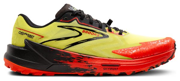 Chaussures Trail Brooks Catamount 3 Jaune/Rouge Homme