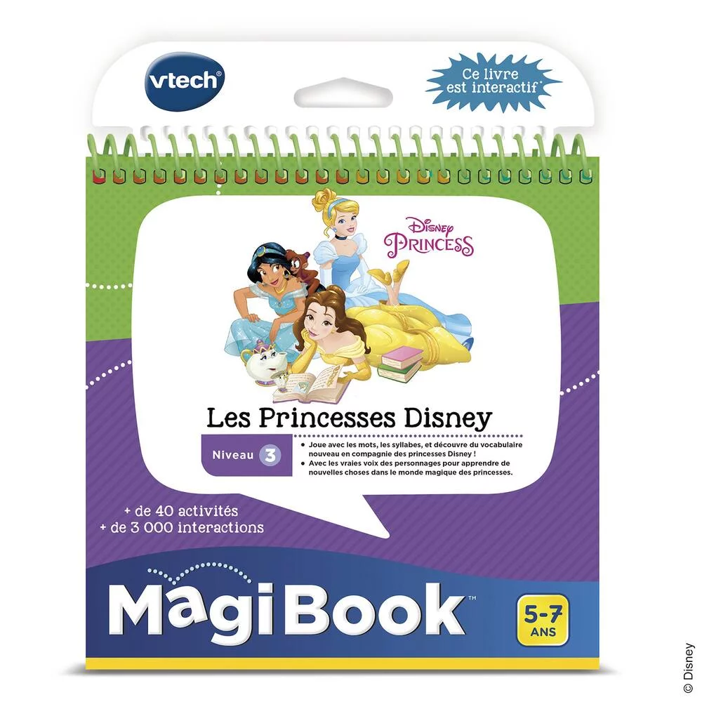 LIVRE MAGIBOOK - LES PRINCESSES DE DISNEY