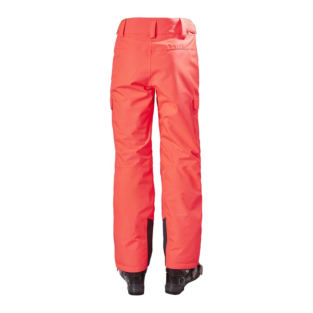 Helly Hansen SWITCH CARGO INSULATED - Pantalon ski Femme neon coral