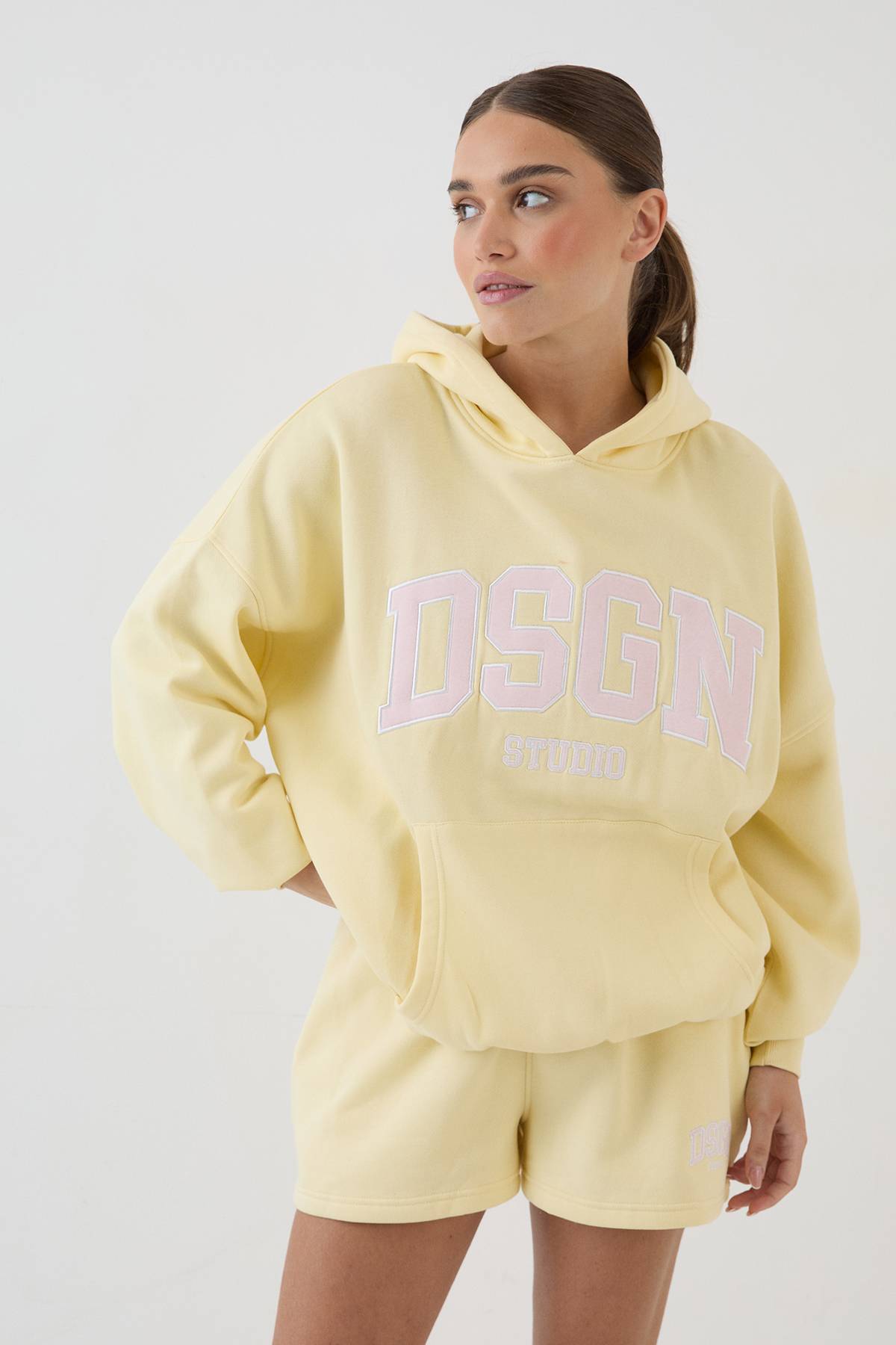 Sweat À Casynthétiqueche Oversize Avec Appliqué Collegiate Dsgn Studio