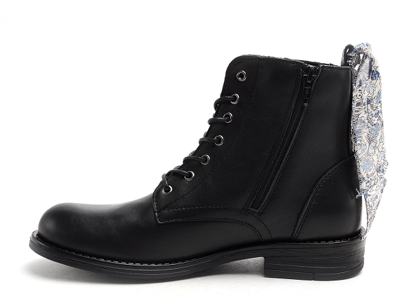 Margarita mariotti boots bottine plates femme punk madonna cuir noir