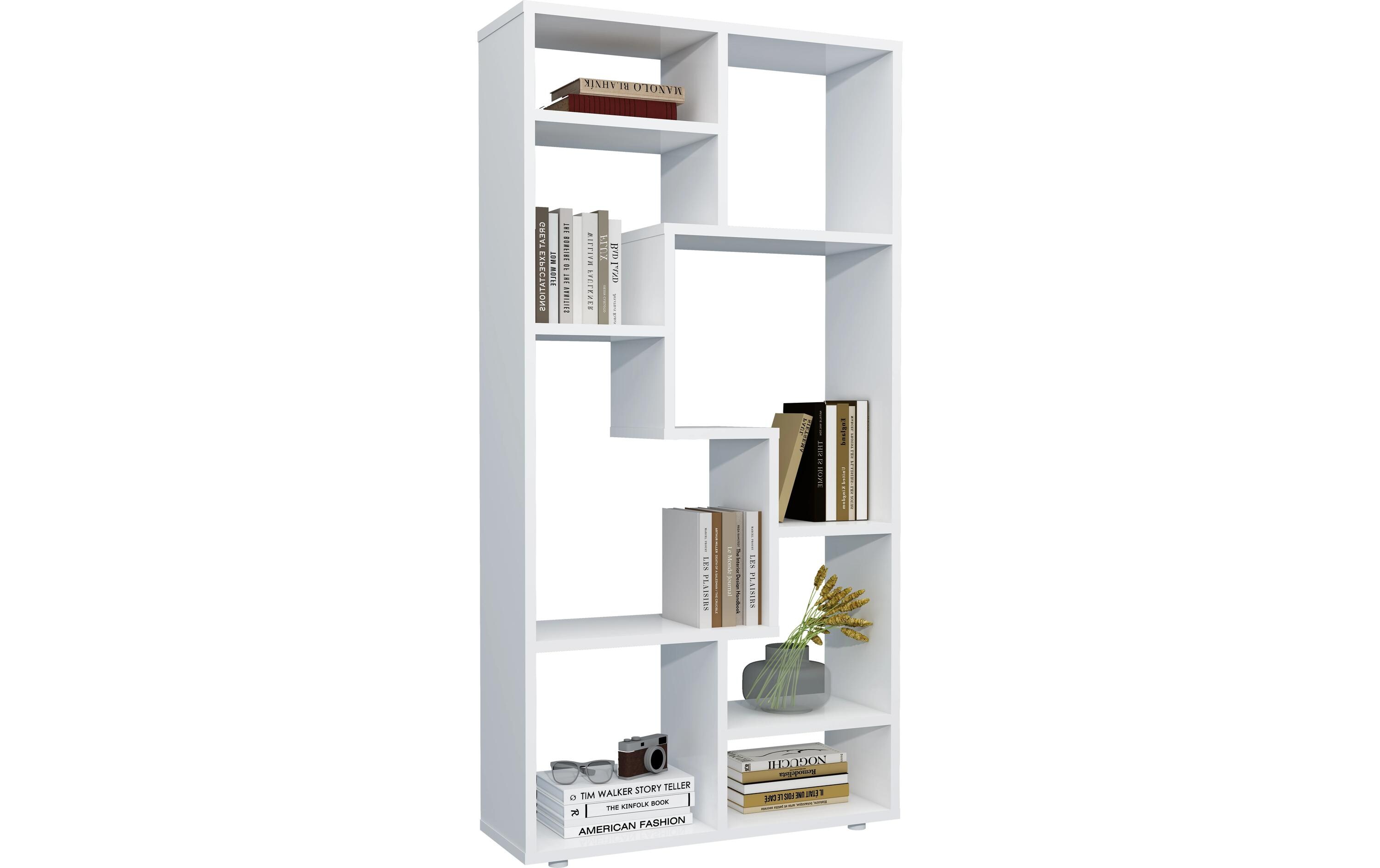 Regal Lanisa M 58 x 116 cm, WeissStylisches Standregal