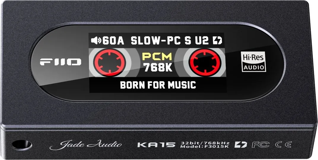 Fiio KA15 Noir DAC Audio portables