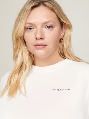 Blusa de manga comprida com logo da coleção Curve 1985