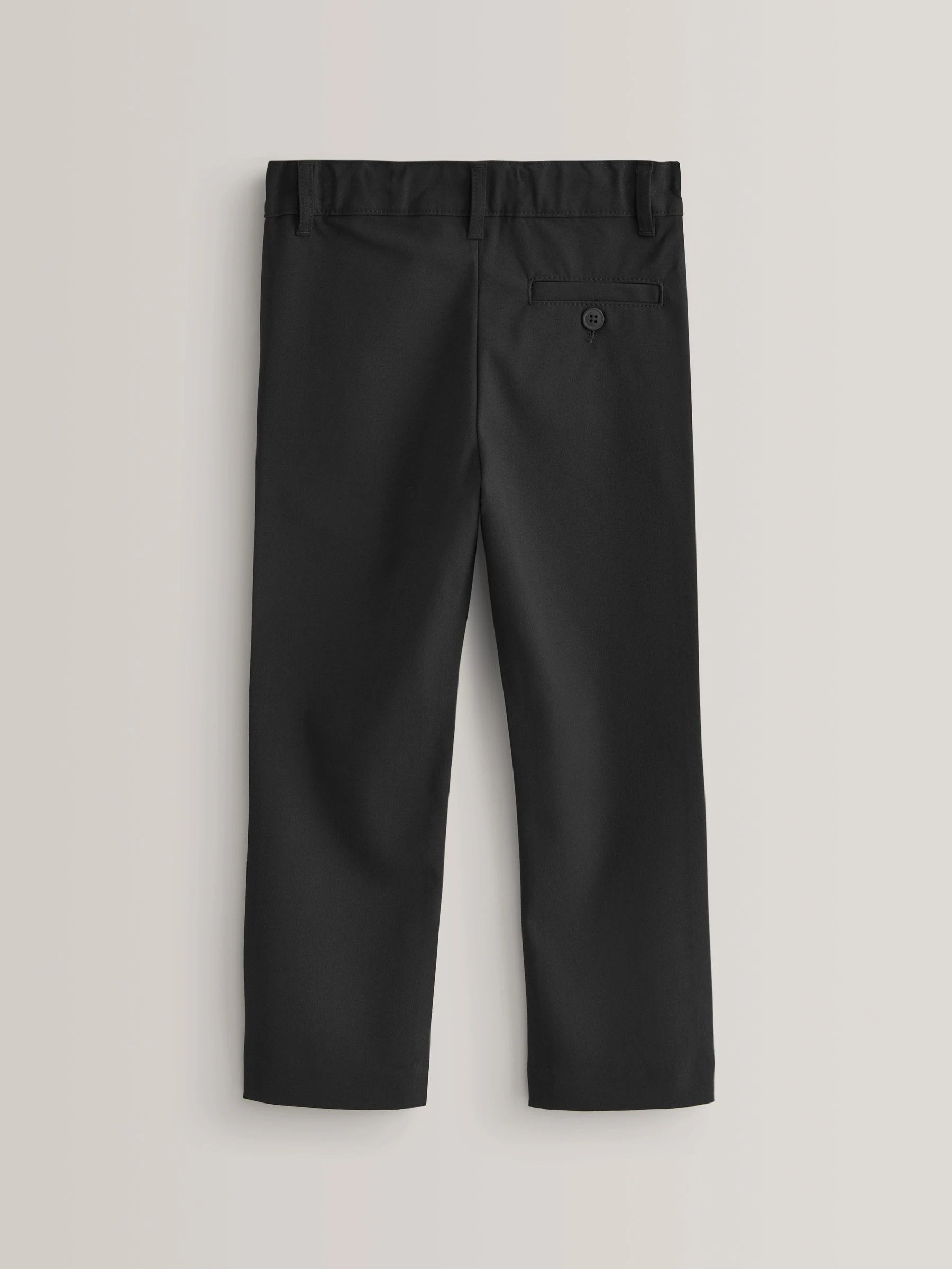 Zwart - Formele skinny schoolbroek met stretch (3-17 jr)