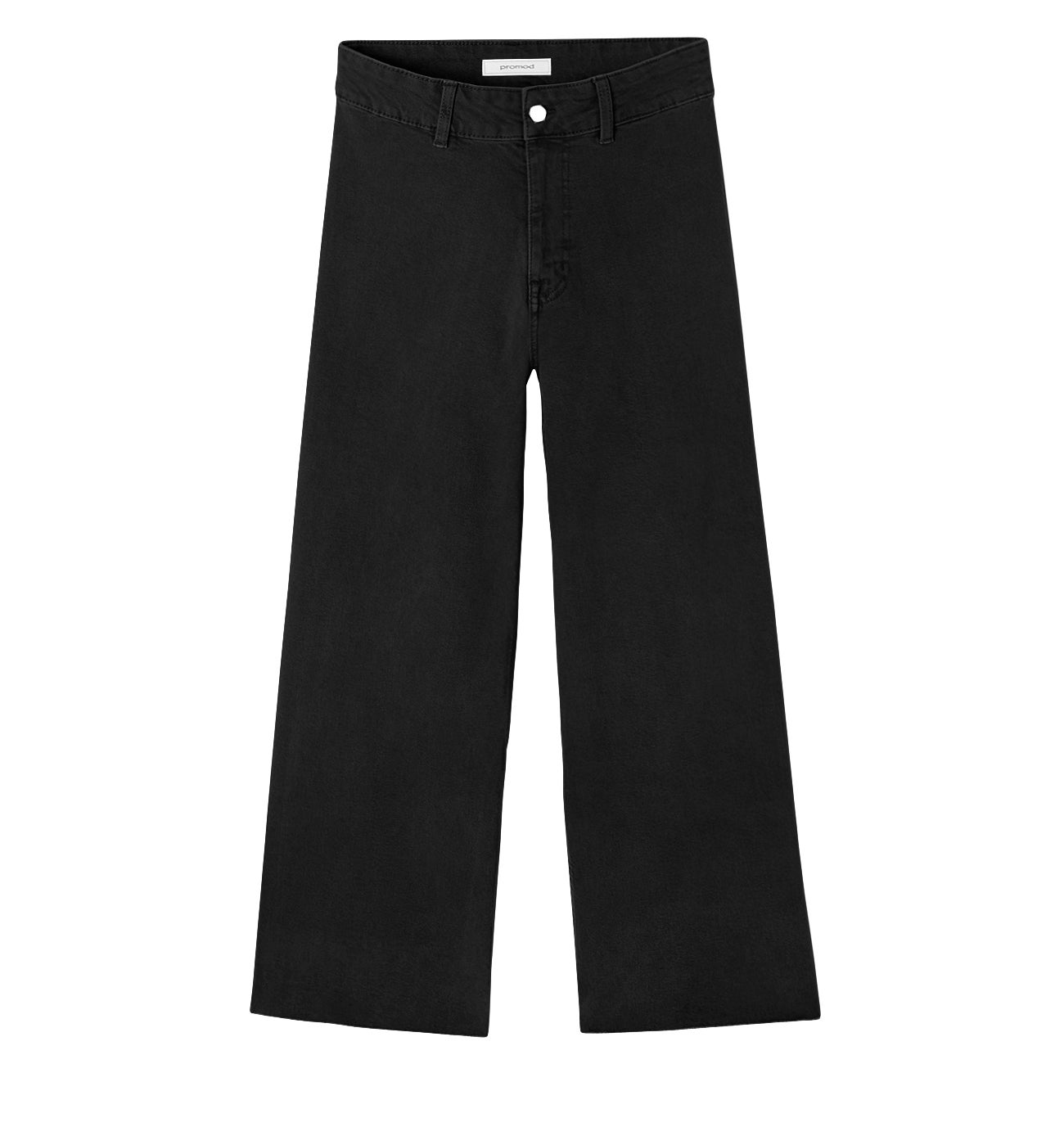Pantalon taille haute raw cut - Noir