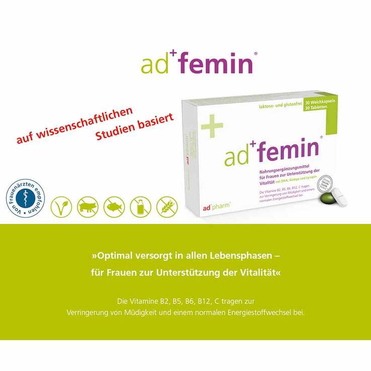 Adfemin Quartalspackung Kapseln, 1 P
