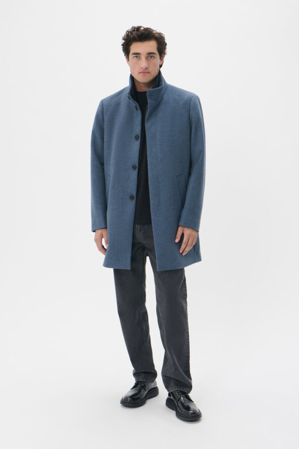 Matinique Harvey N Classic wool Dust blue