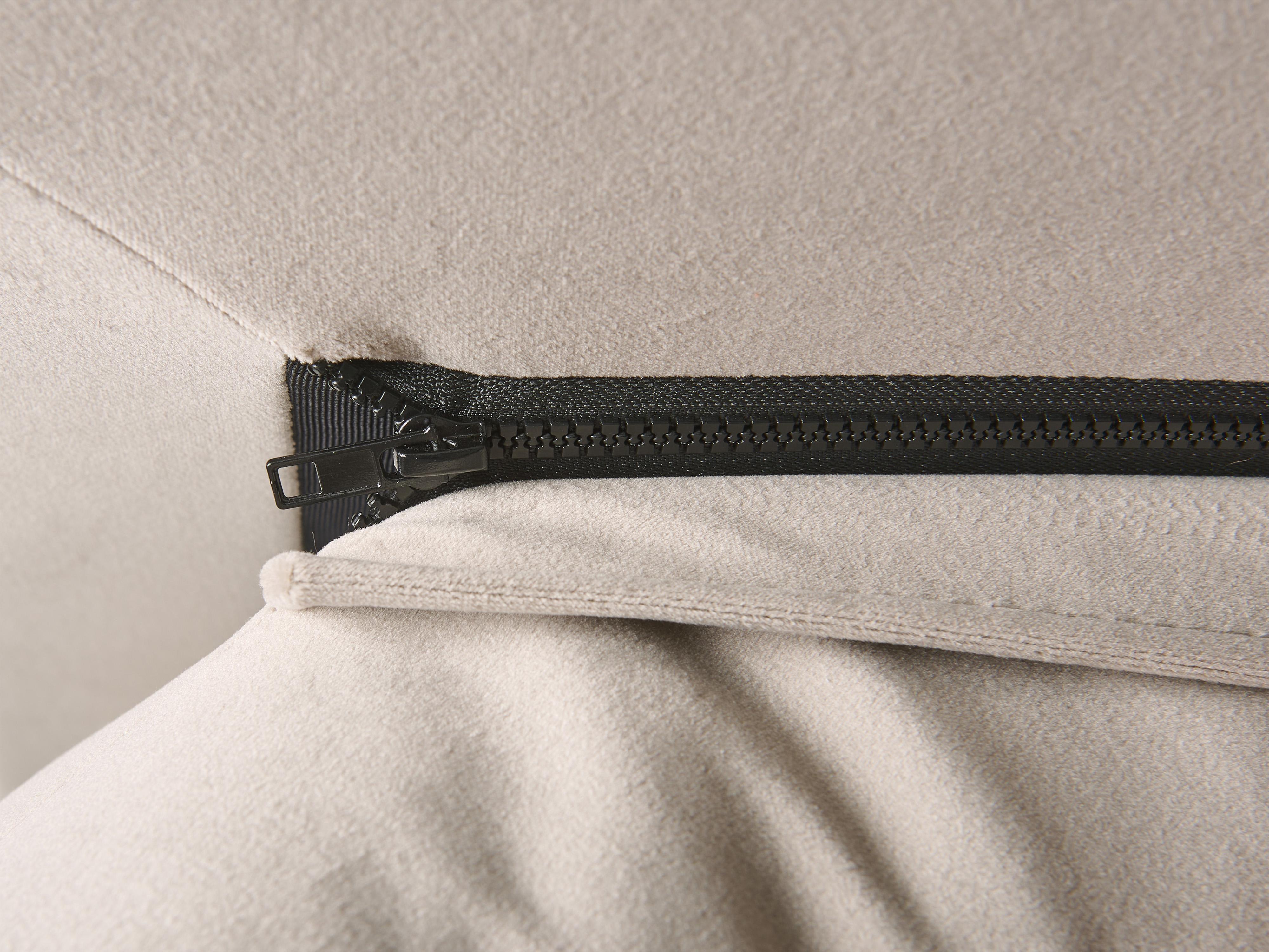 Waterbed Fluweel BAJONNA 180 x 200 cm Taupe