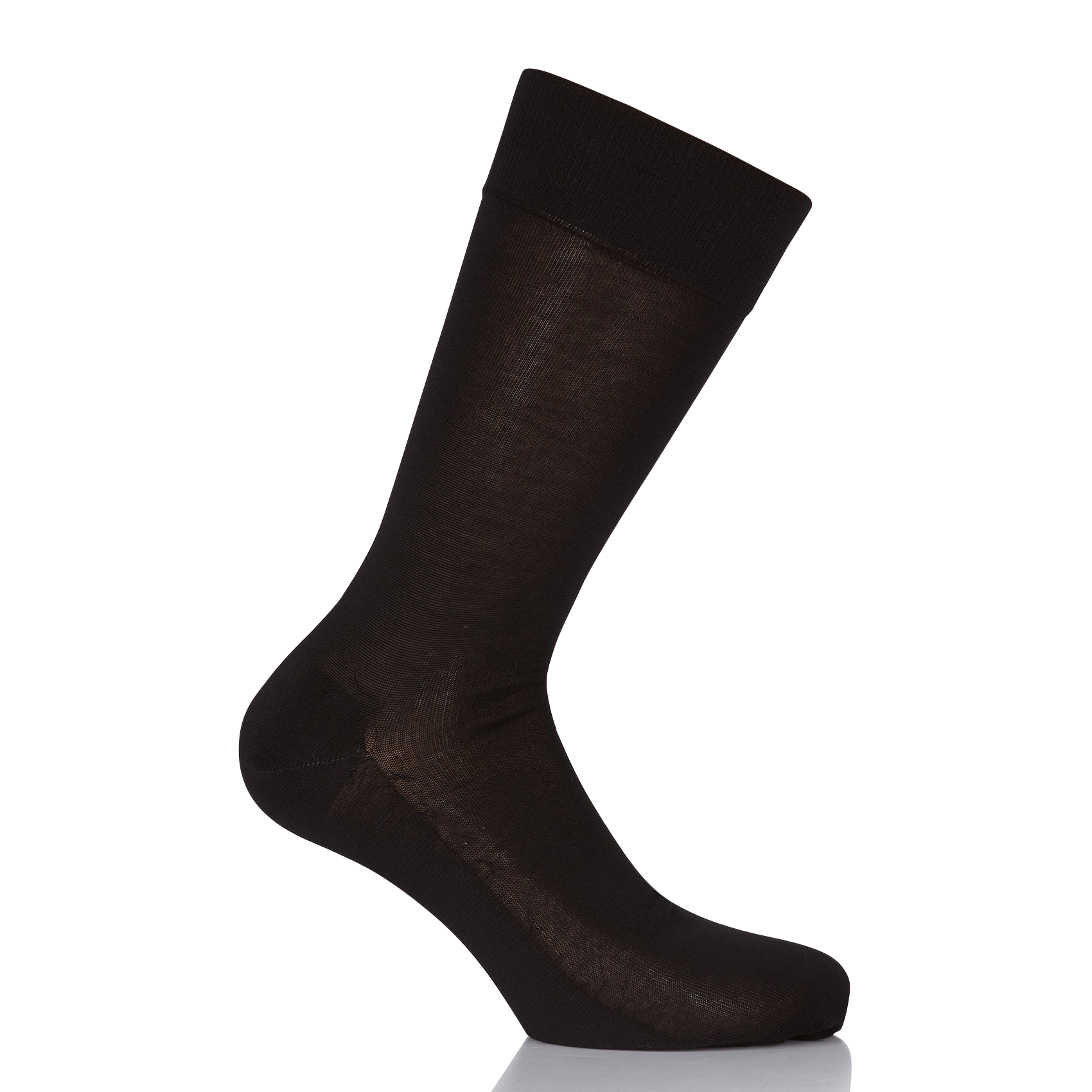 Chaussettes hautes en coton | Noir