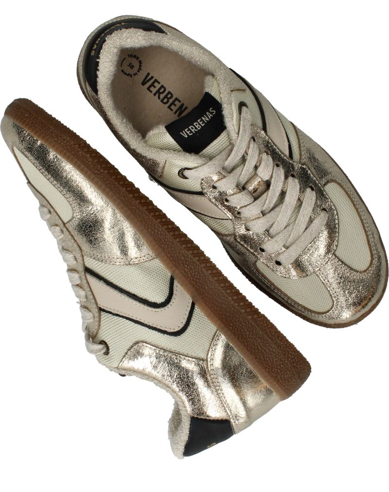 Verbenas Sora Sneakers Goud Dames