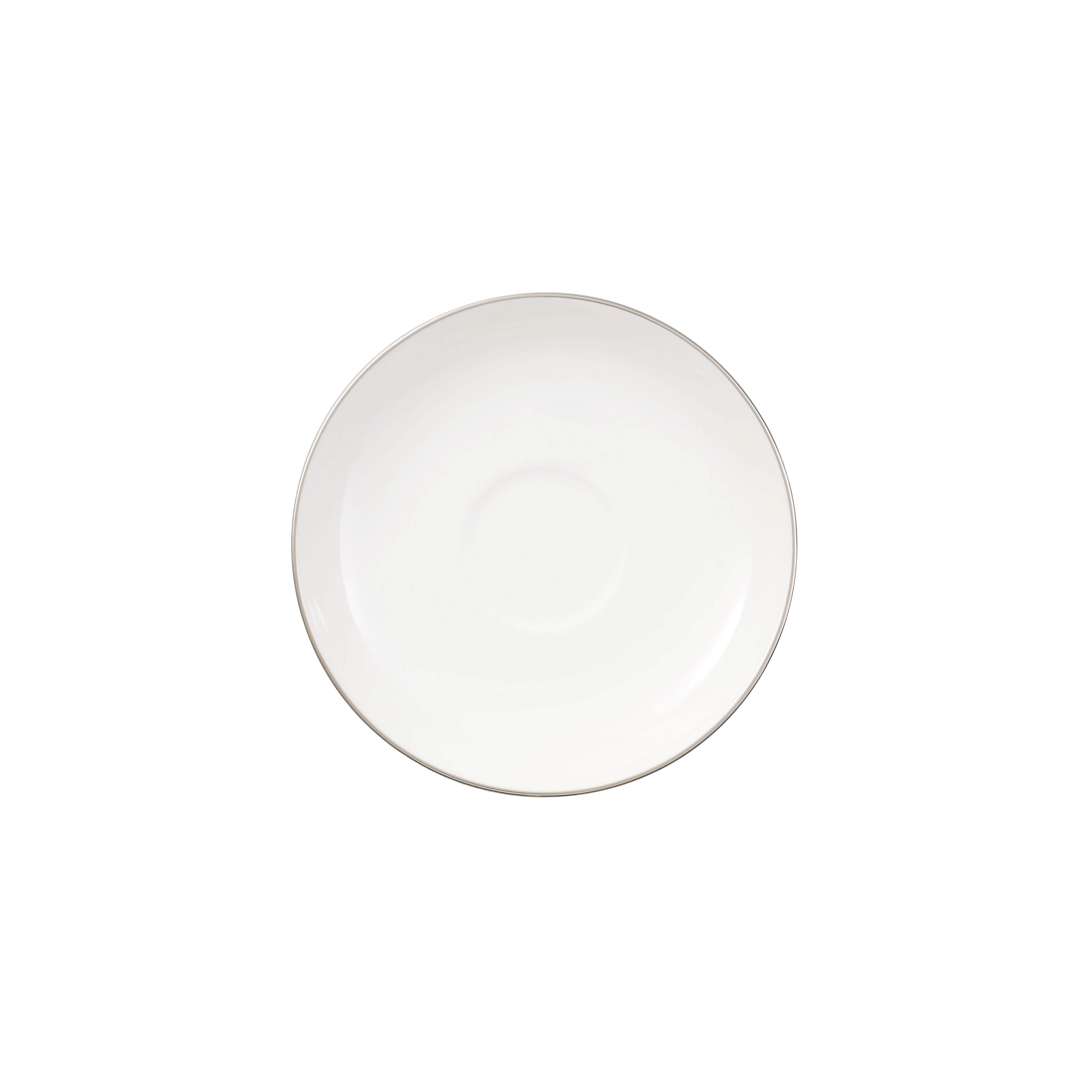 Anmut Espresso cup saucer White, 4.8'', Premium Bone Porcelain