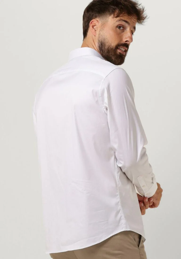 SELECTED HOMME witte selected homme casual overhemd slhslimtravel shirt b noos