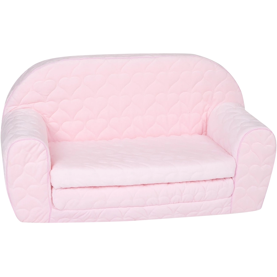 knorr toys® Kindersofa Cosy heart rose rosa