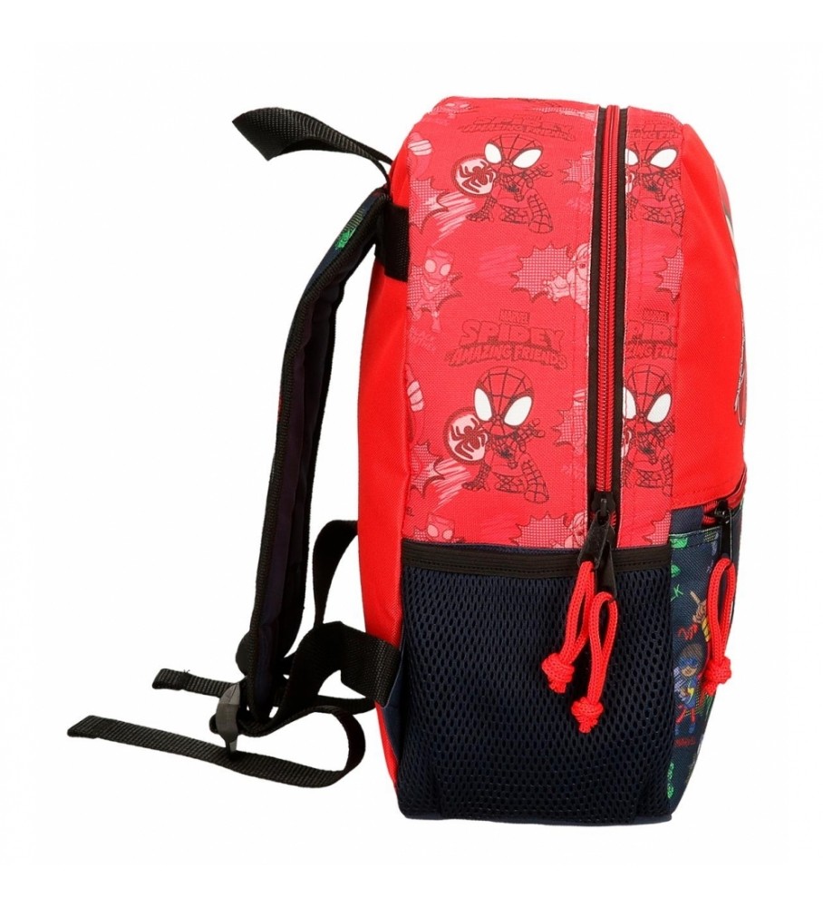 Mochila Joumma Go Spidey vermelha - 25x32x12cm -