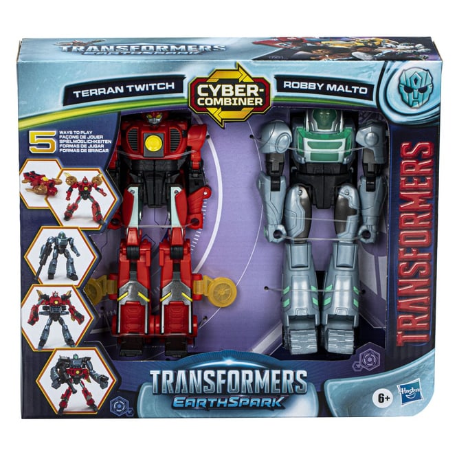 Transformers - Earth Spark - Cyber-Combiner - Terran Twitch und Robby Malto
