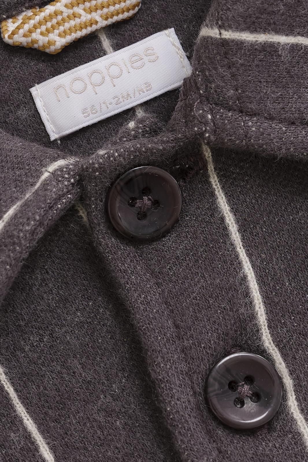 Noppies Baby Vest Seeley - Stripe Pattern Dark Grey