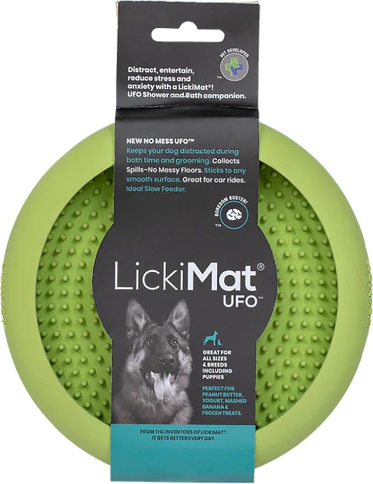 LICKIMAT - Slikkemåtte -Ufo Green