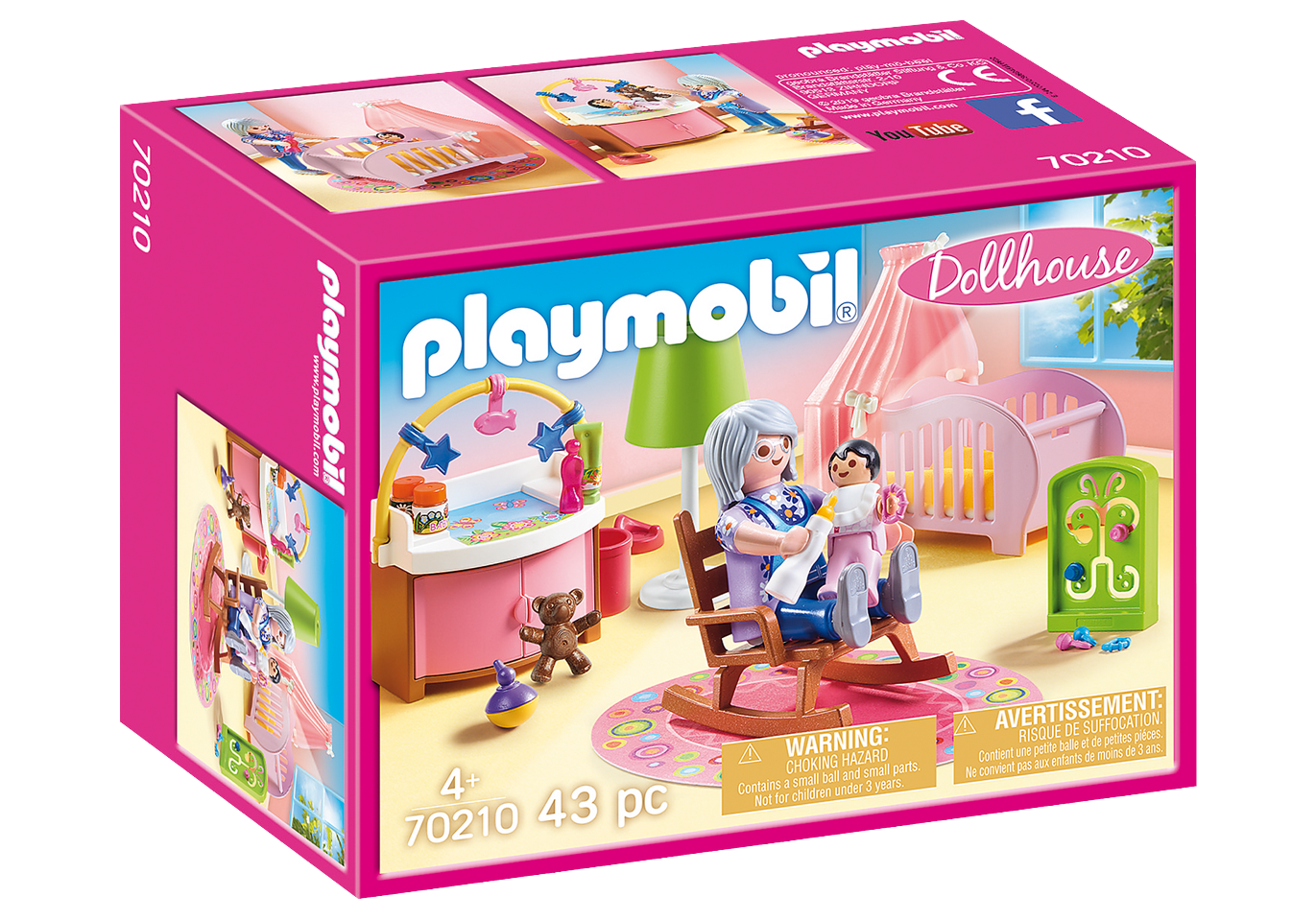 Playmobil - Babys værelse (70210)