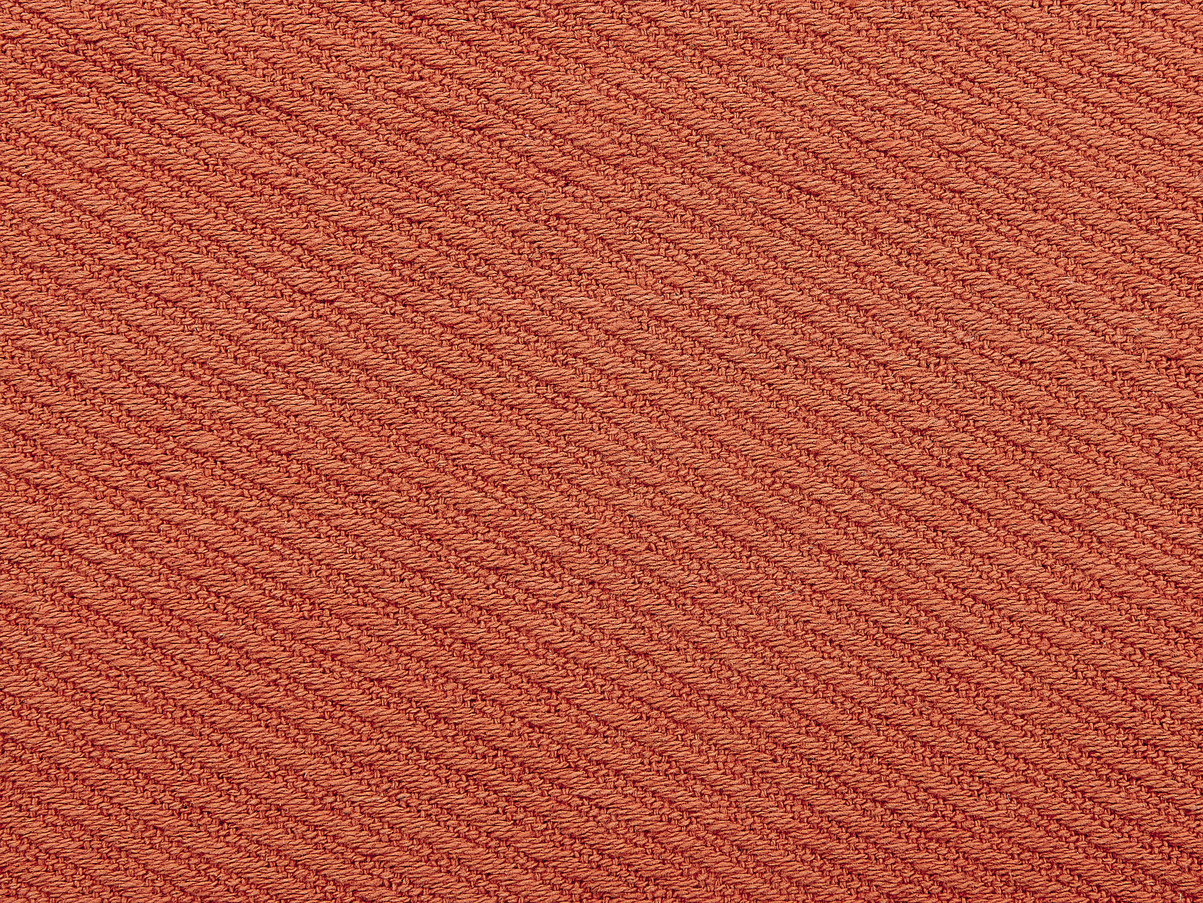 Plaid YARSA Katoen 125 x 150 cm Rood