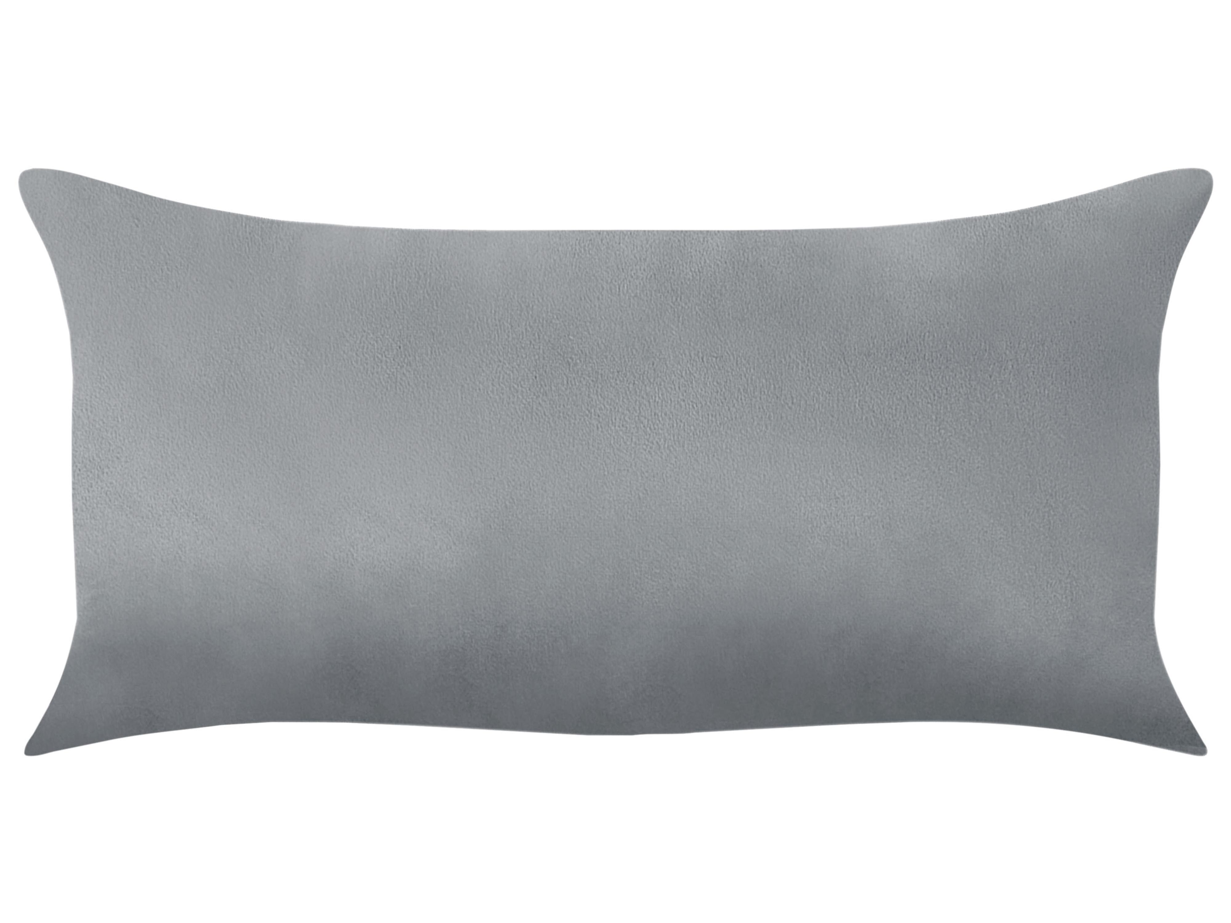 Linkszijdige chaise longue IVRY Fluweel Grijs