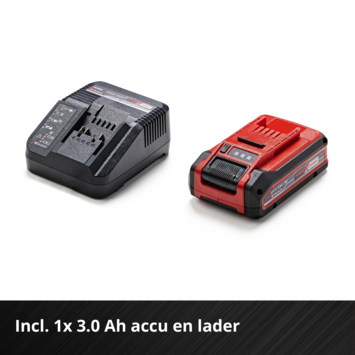 Einhell 18V grasmaaier GE-CM 18/30 Li incl 3.0Ah accu en oplader