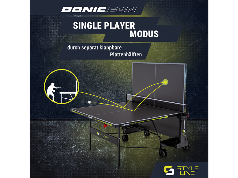 Tafeltennistafel STYLE 800 Outdoor