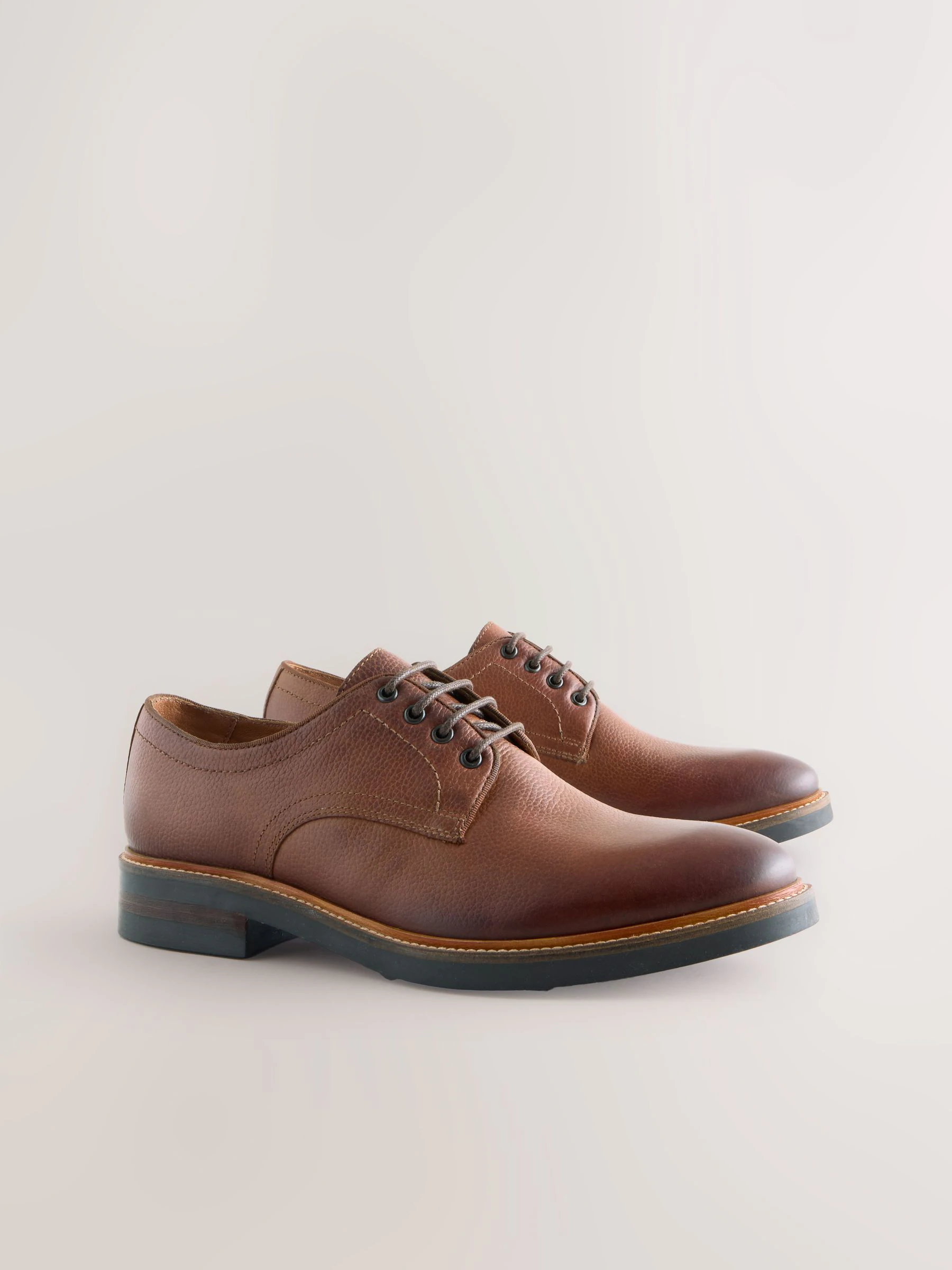 Lichtbruin - Heritage Derby Leather Shoes