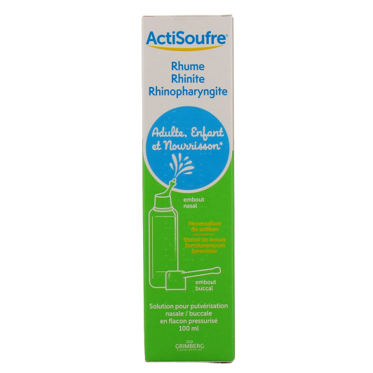 Actisoufre - Rhinites & rhinopharyngites